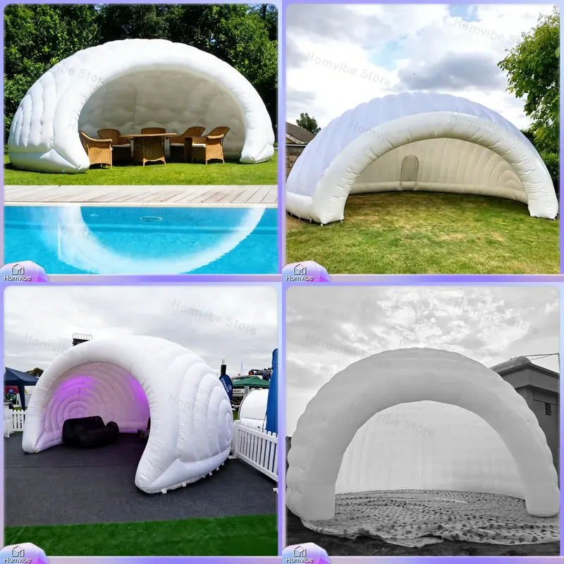 Outdoor Camping Exhibition - Lichtgewicht opblaasbare koepeltent, draagbare luchtbeugel-overkapping voor