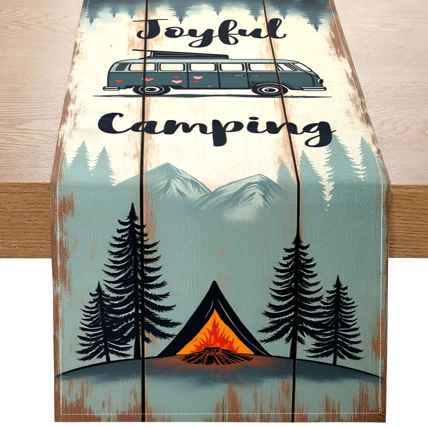 1 thema-tafelloper in campings - Outdoor Camping Exhibition recensie en prijs