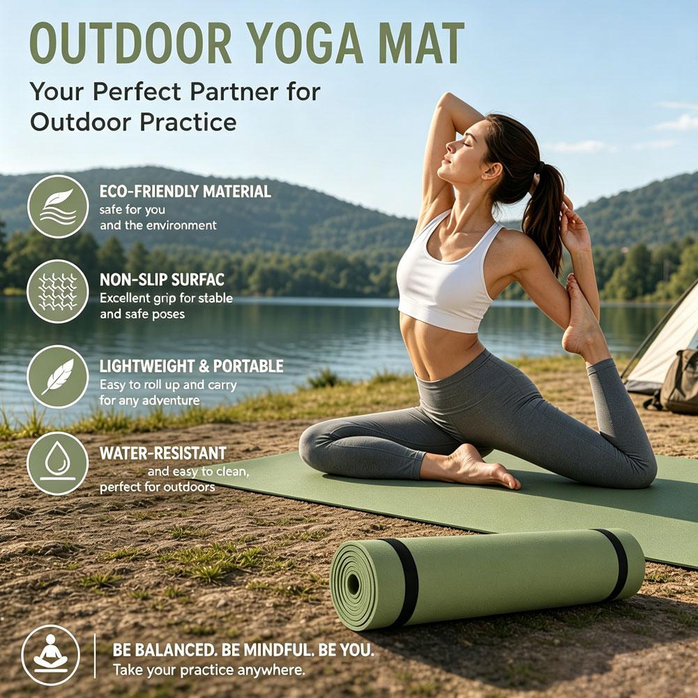 Antislip EVA yogamat, lichtgew - Outdoor Camping Rugs recensie en prijs