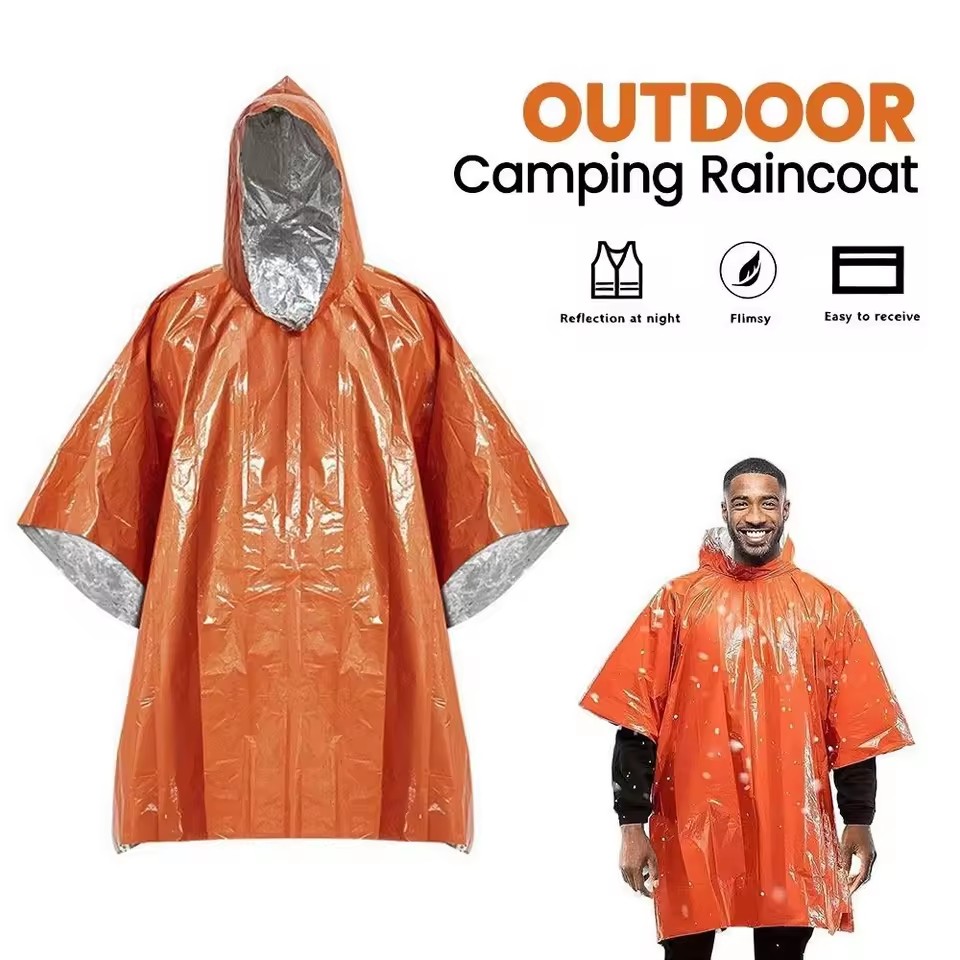 1 stuk/2 stuks noodponcho, the - Camping Rain Poncho recensie en prijs