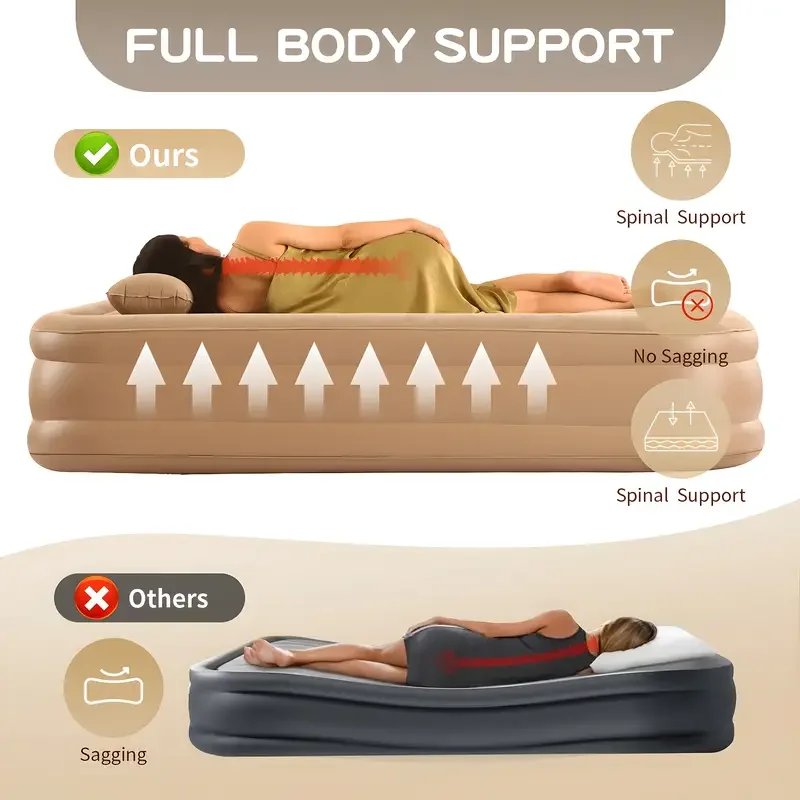 Opblaasbare luxe 2-persoons ca - Bed Outdoor Camping recensie en prijs