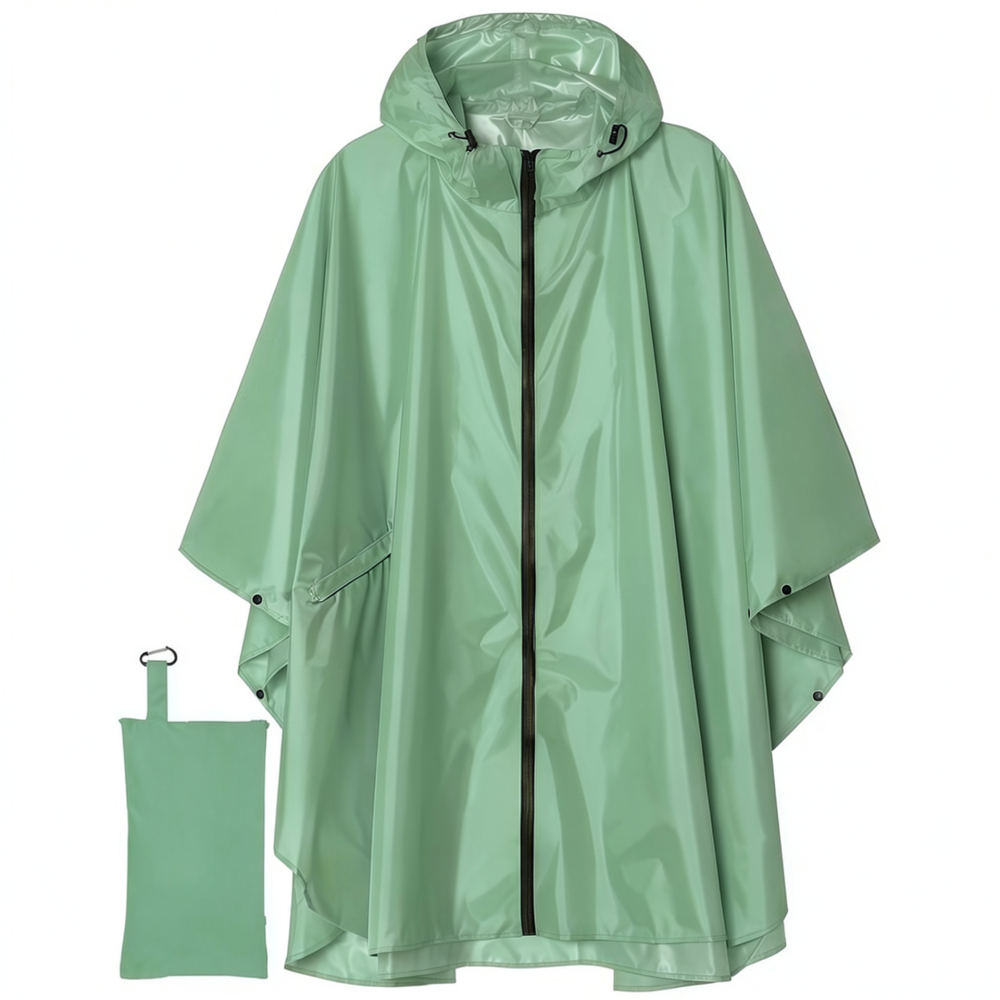 Duurzame, waterdichte regenpon - Camping Rain Poncho recensie en prijs