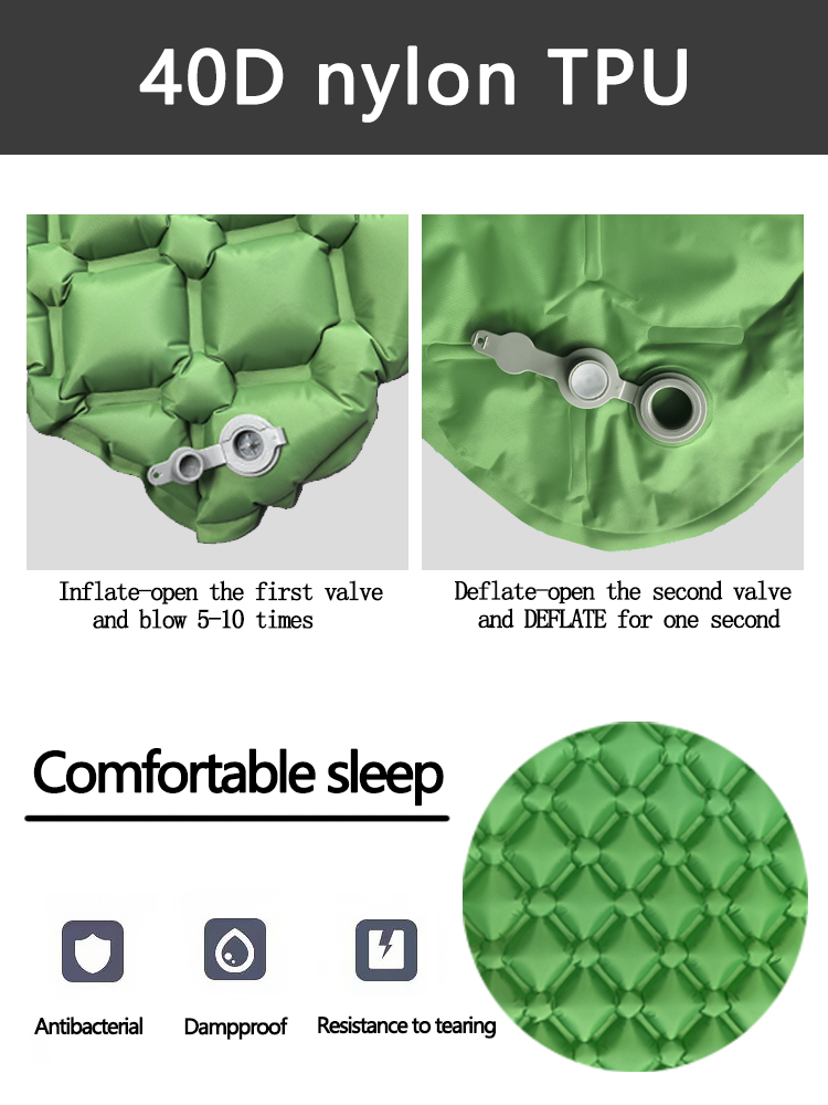 Opblaasbaar campingmatras in t - Bed Outdoor Camping recensie en prijs